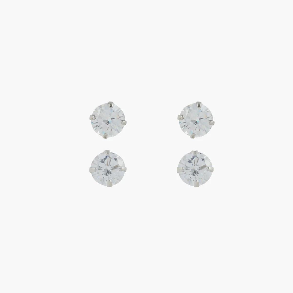 Boucles d'oreilles Argent Zirconium Garanti