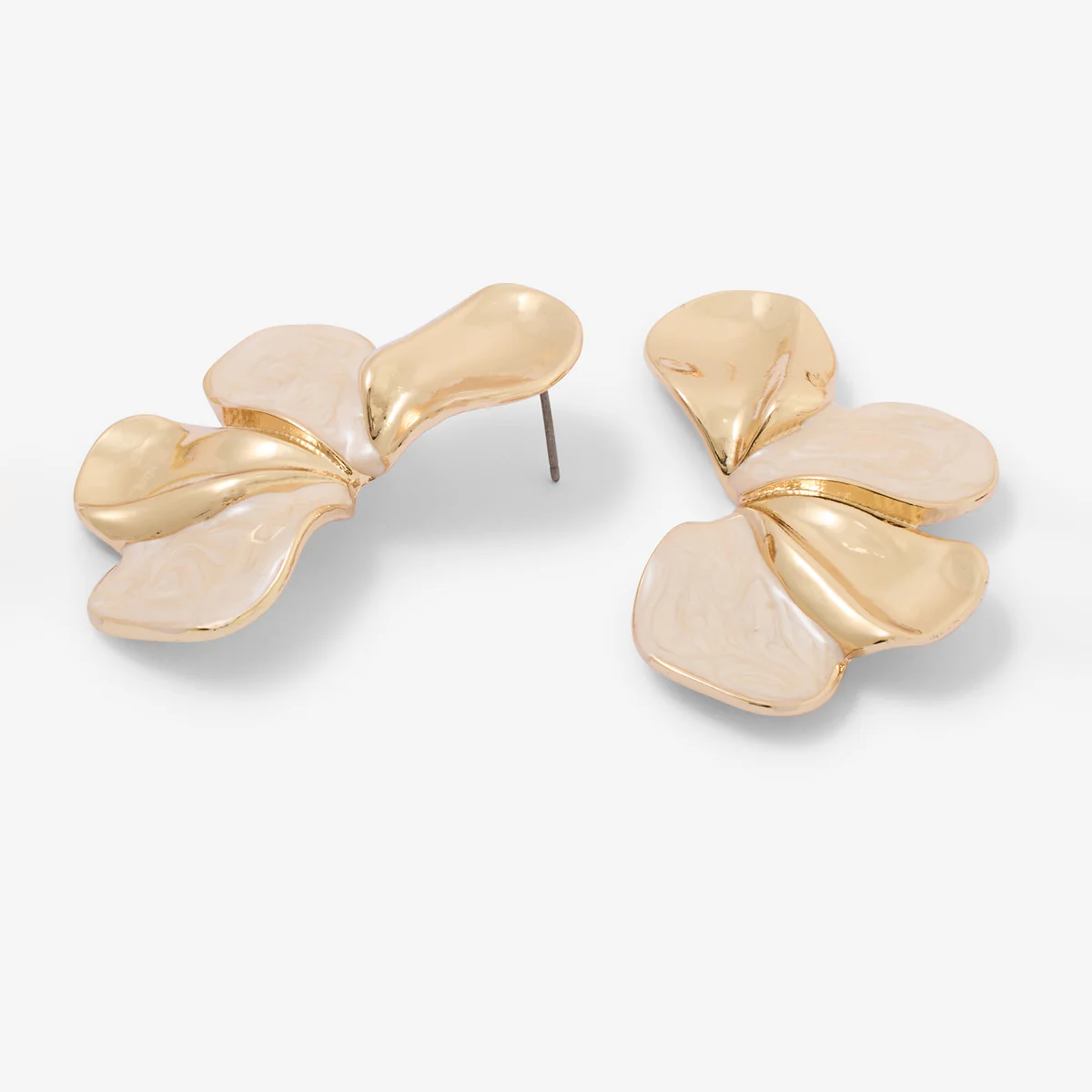 Boucles d'oreilles demi-fleurs - Image 2