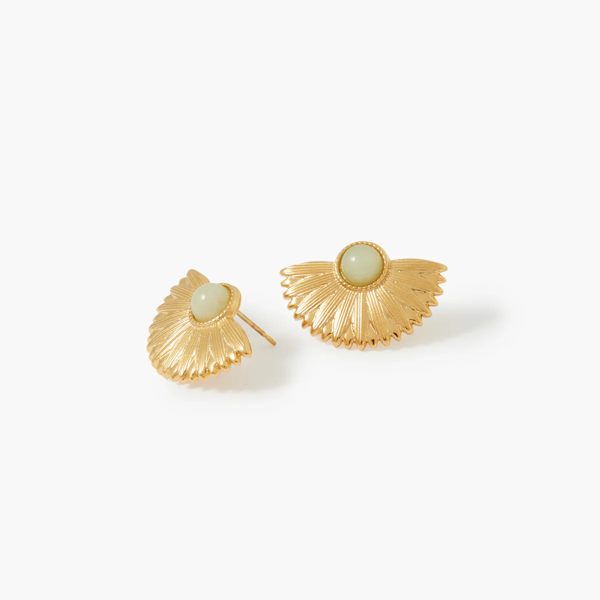 Boucles d'oreilles demi-lune - acier inoxydable - Image 2