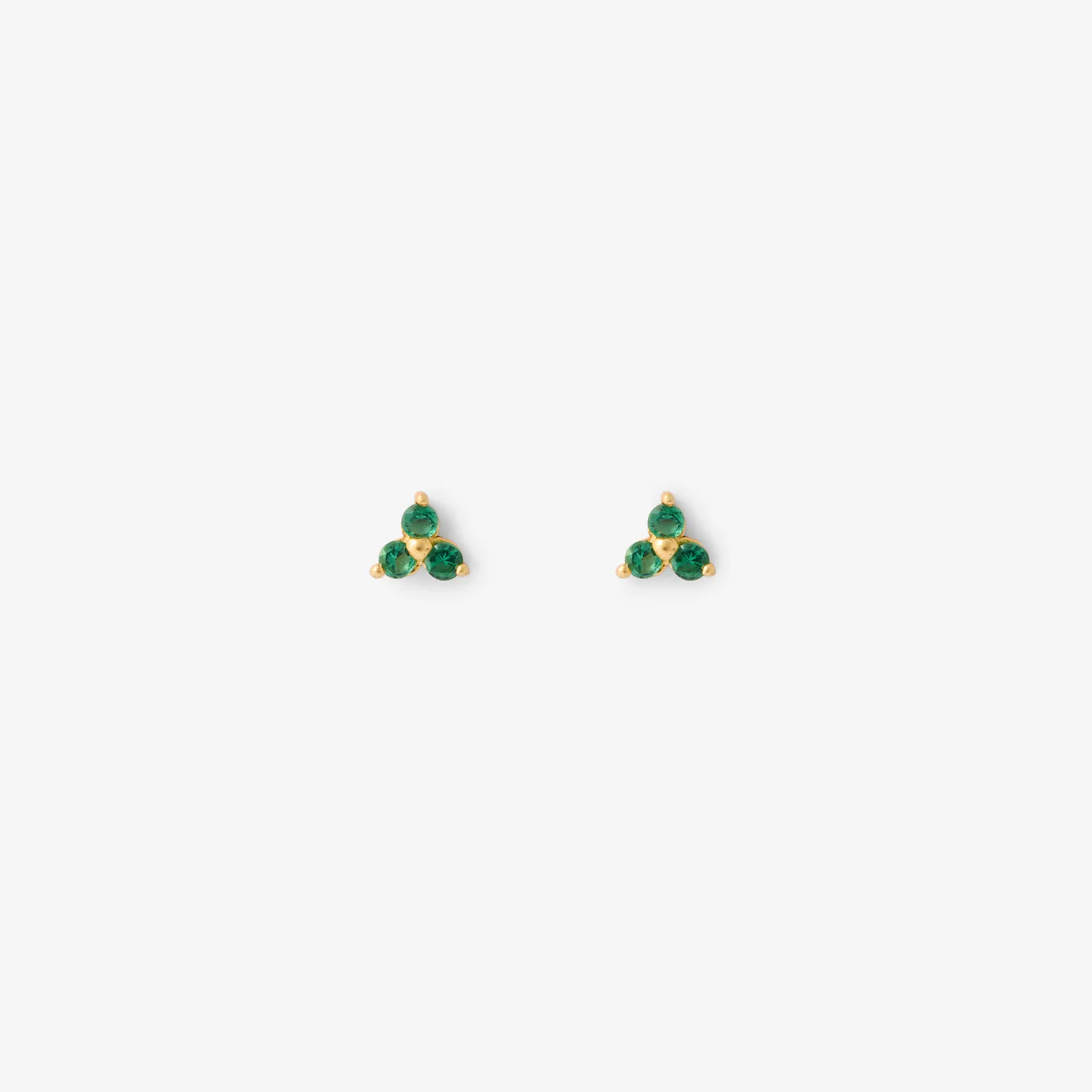 Boucles d'oreilles puces vertes
