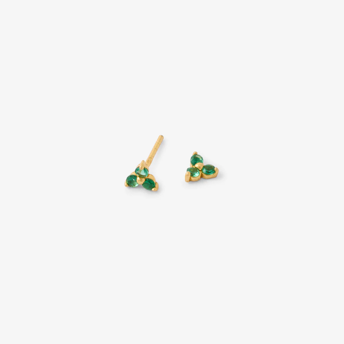 Boucles d'oreilles puces vertes - Image 2