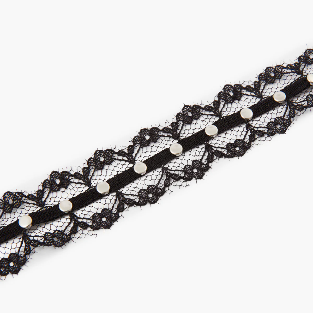 Chocker dentelle noir Halloween - Image 2