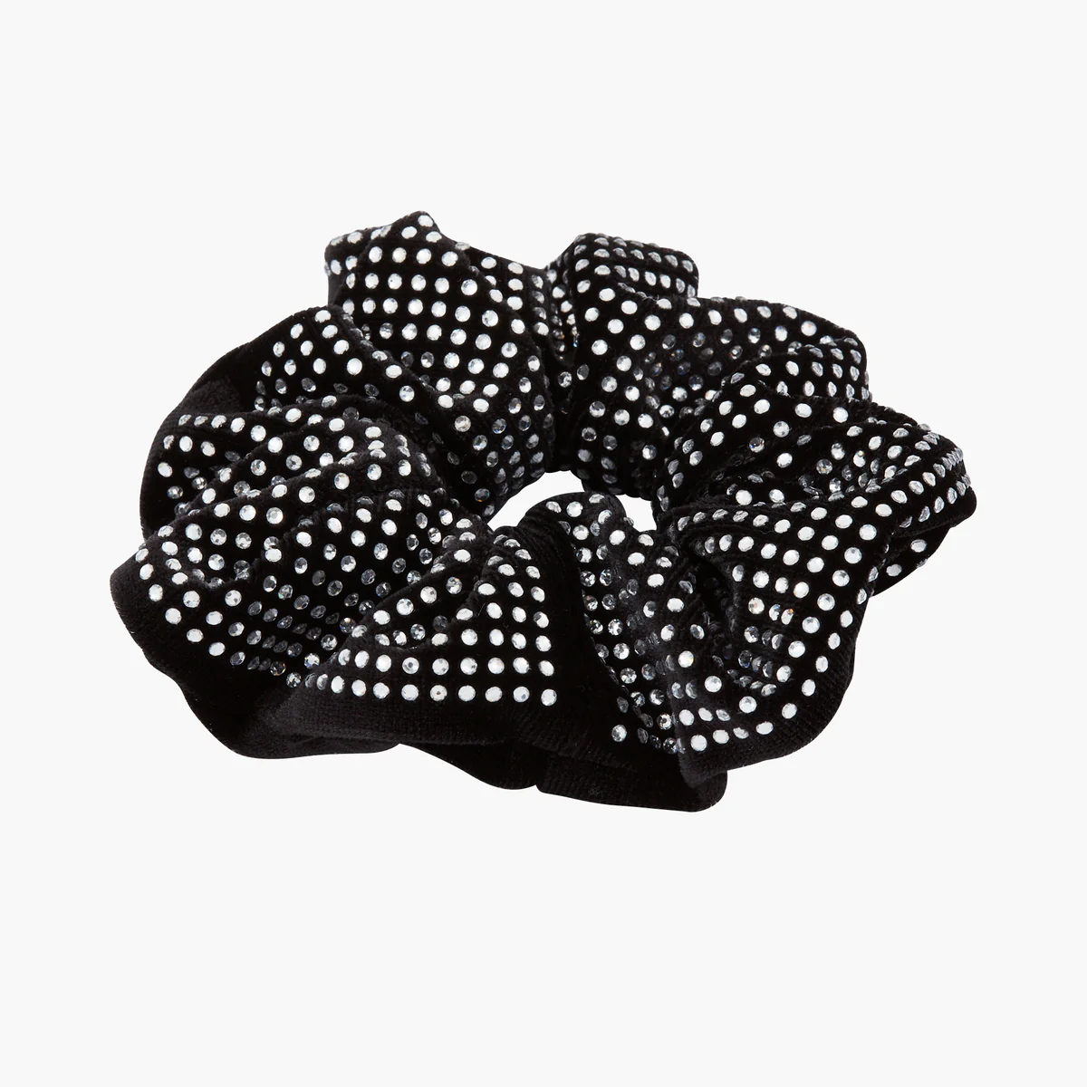 Chouchou noir à strass