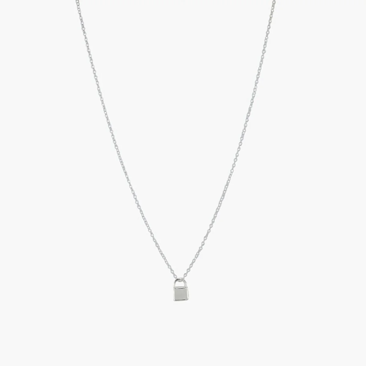 Collier à pendentif cadenas Argent Garanti 925