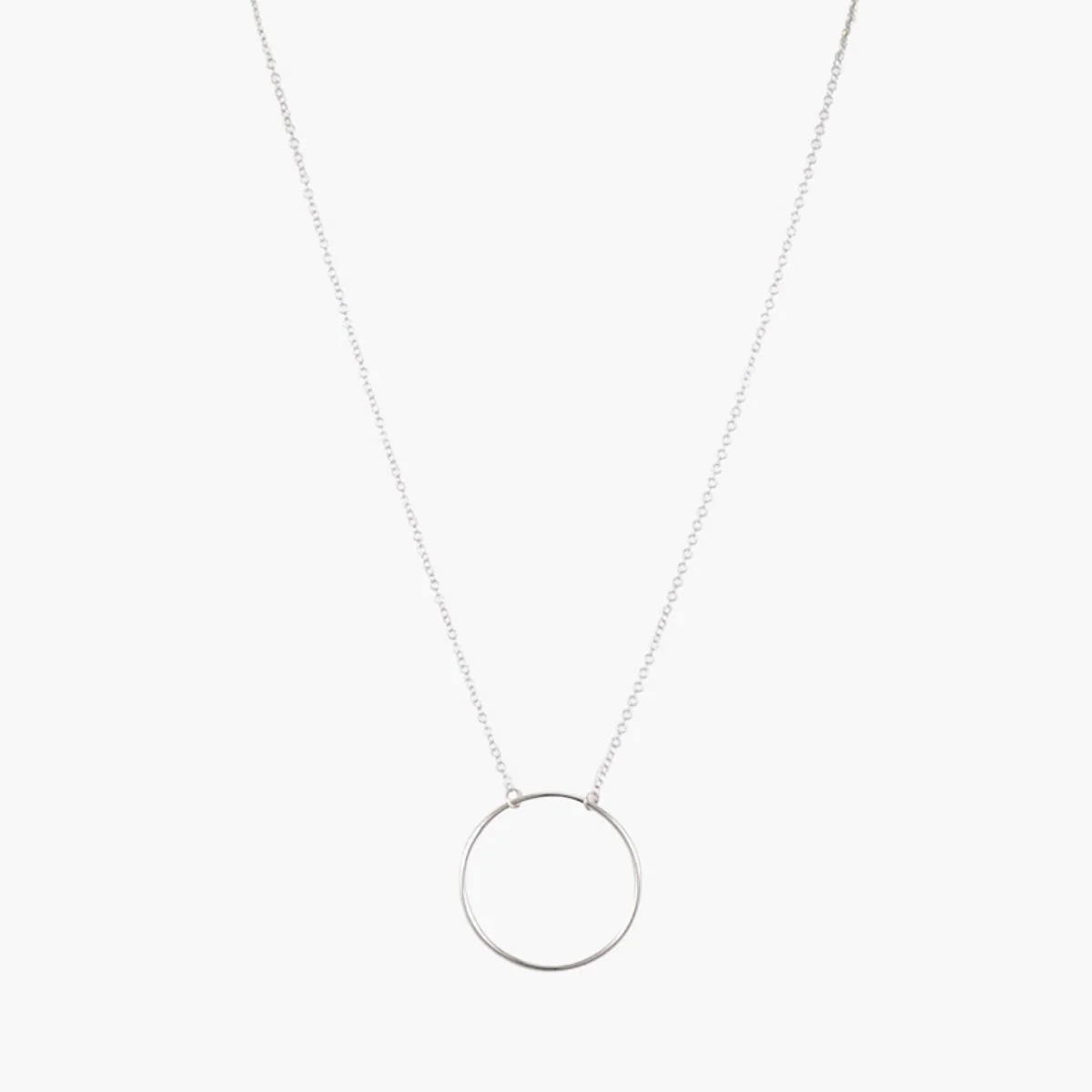 Collier anneau Argent Garanti 925