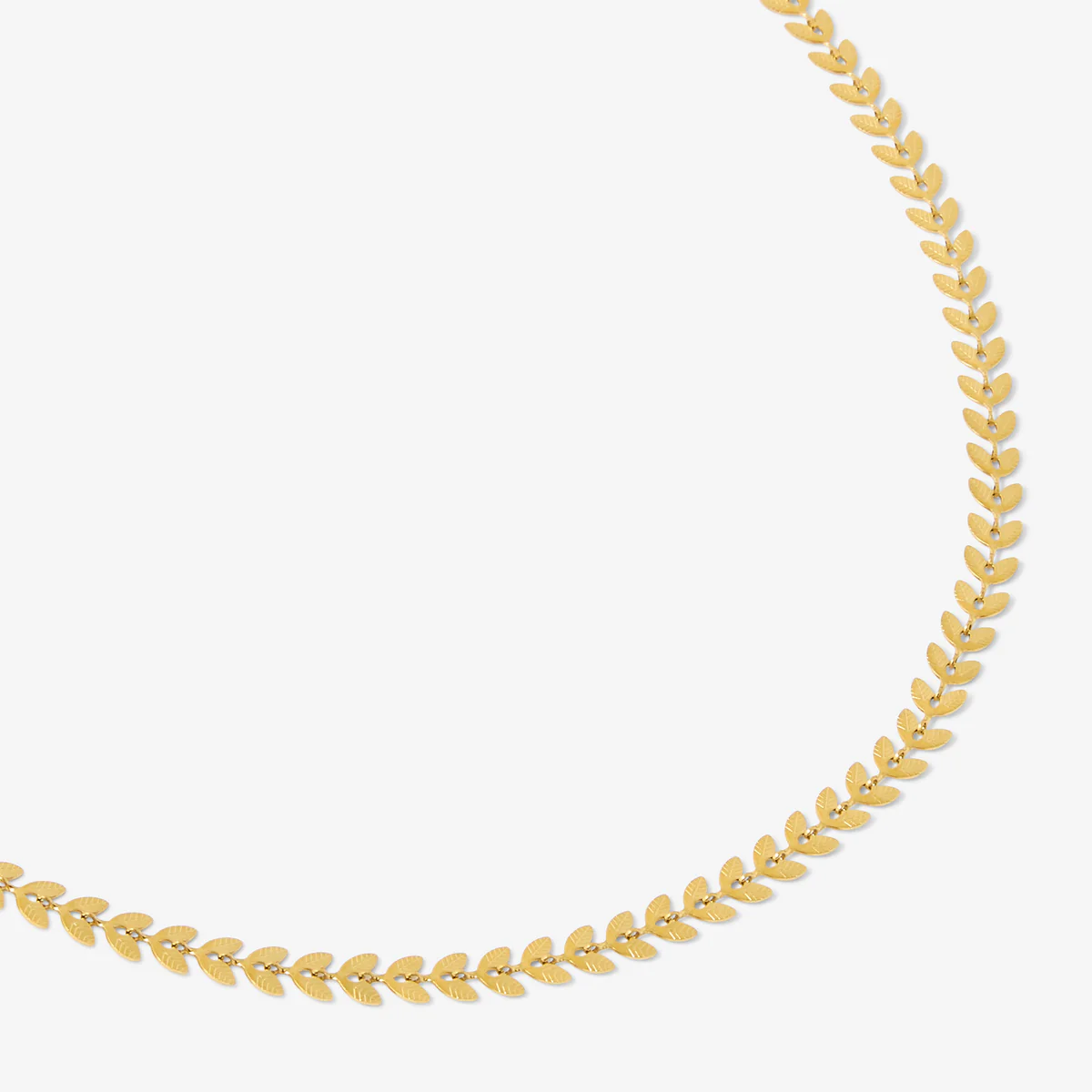 Collier chaîne épi acier inoxydable - Image 2