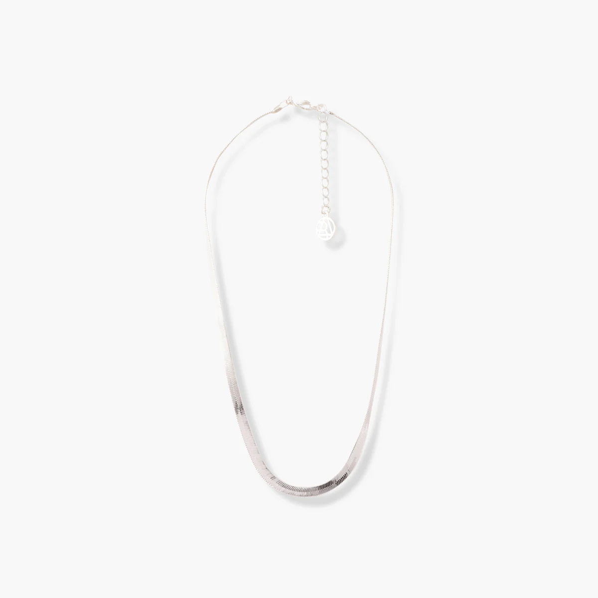 Collier chaine miroir argenté - Image 2