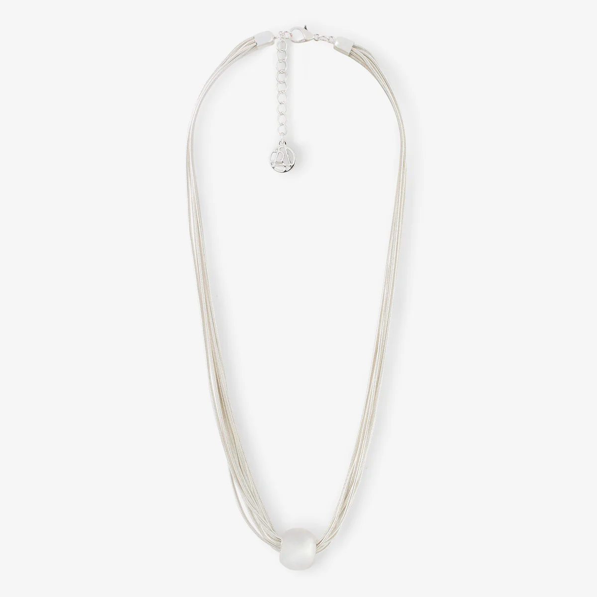 Collier multi chaines argentées - Image 3
