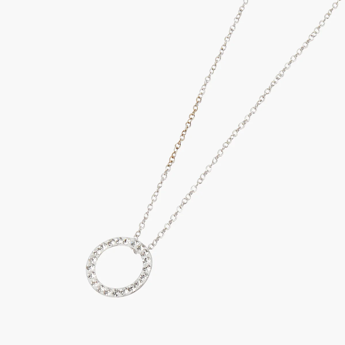 Collier pendentif anneau zircon argent 925 - Image 3