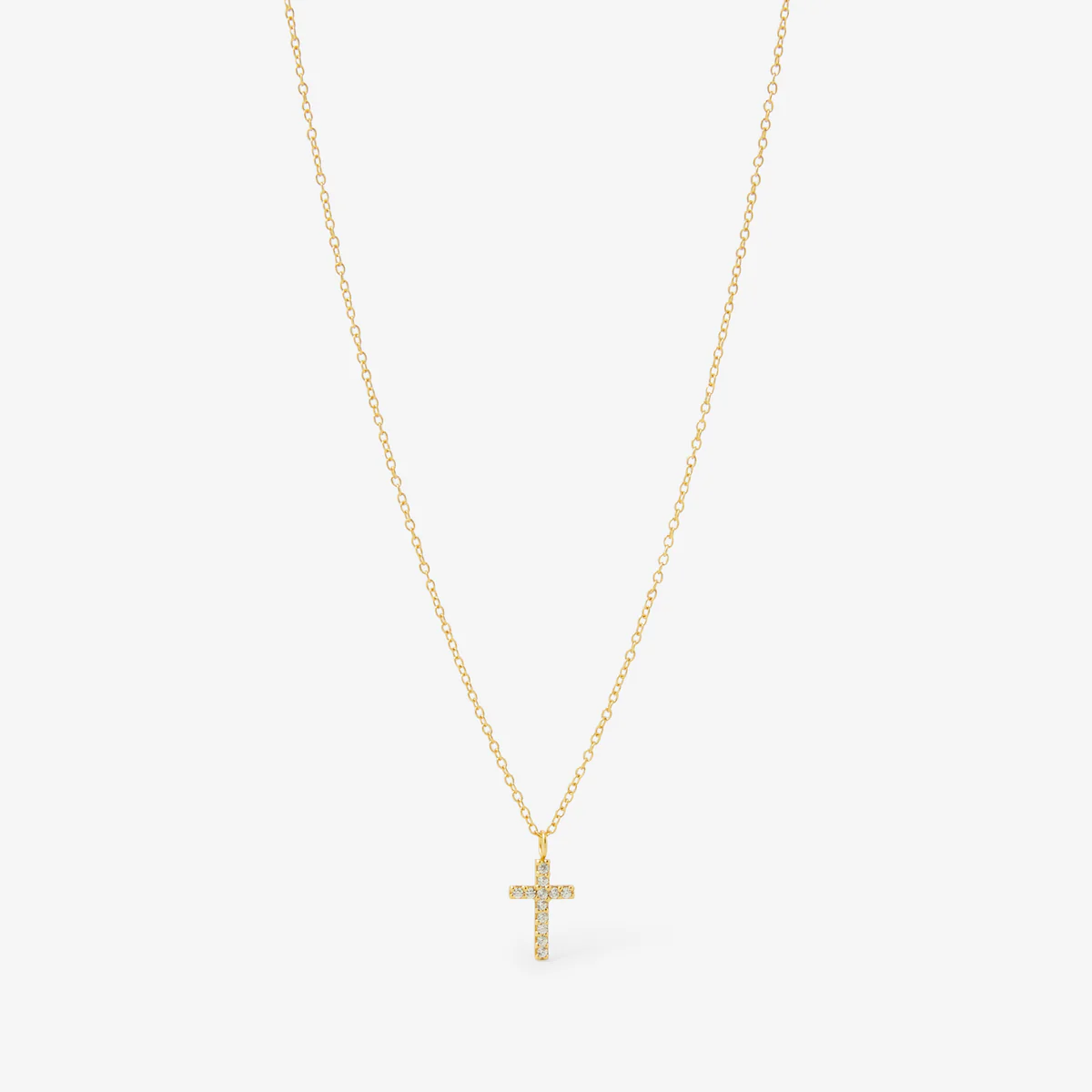 Collier pendentif croix argent 925 doré