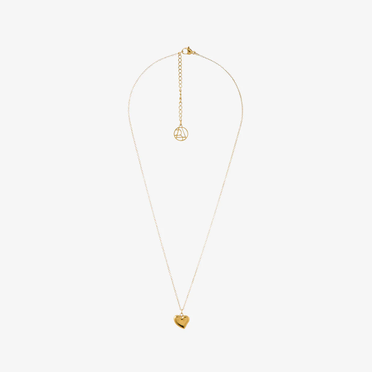 Collier pochon pendentif coeur acier inoxydable - Image 4