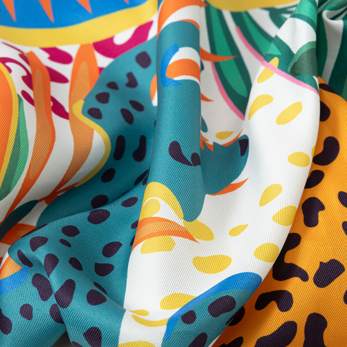 Foulard carré Jungle Pop - Image 3