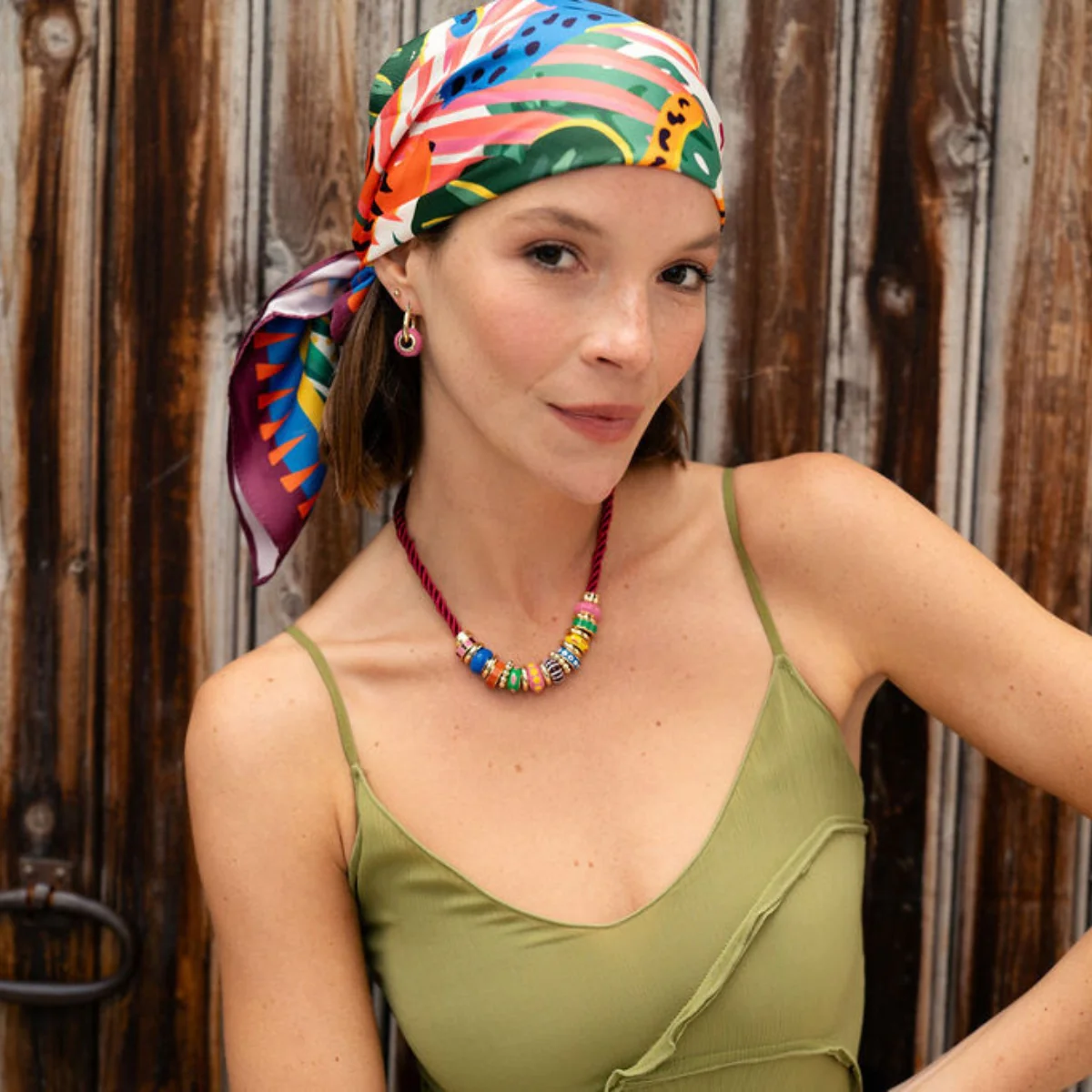 Foulard carré Jungle Pop - Image 4