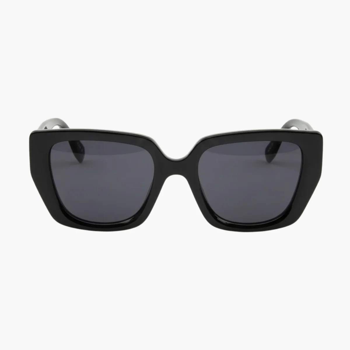 Lunettes de soleil noires forme carrée