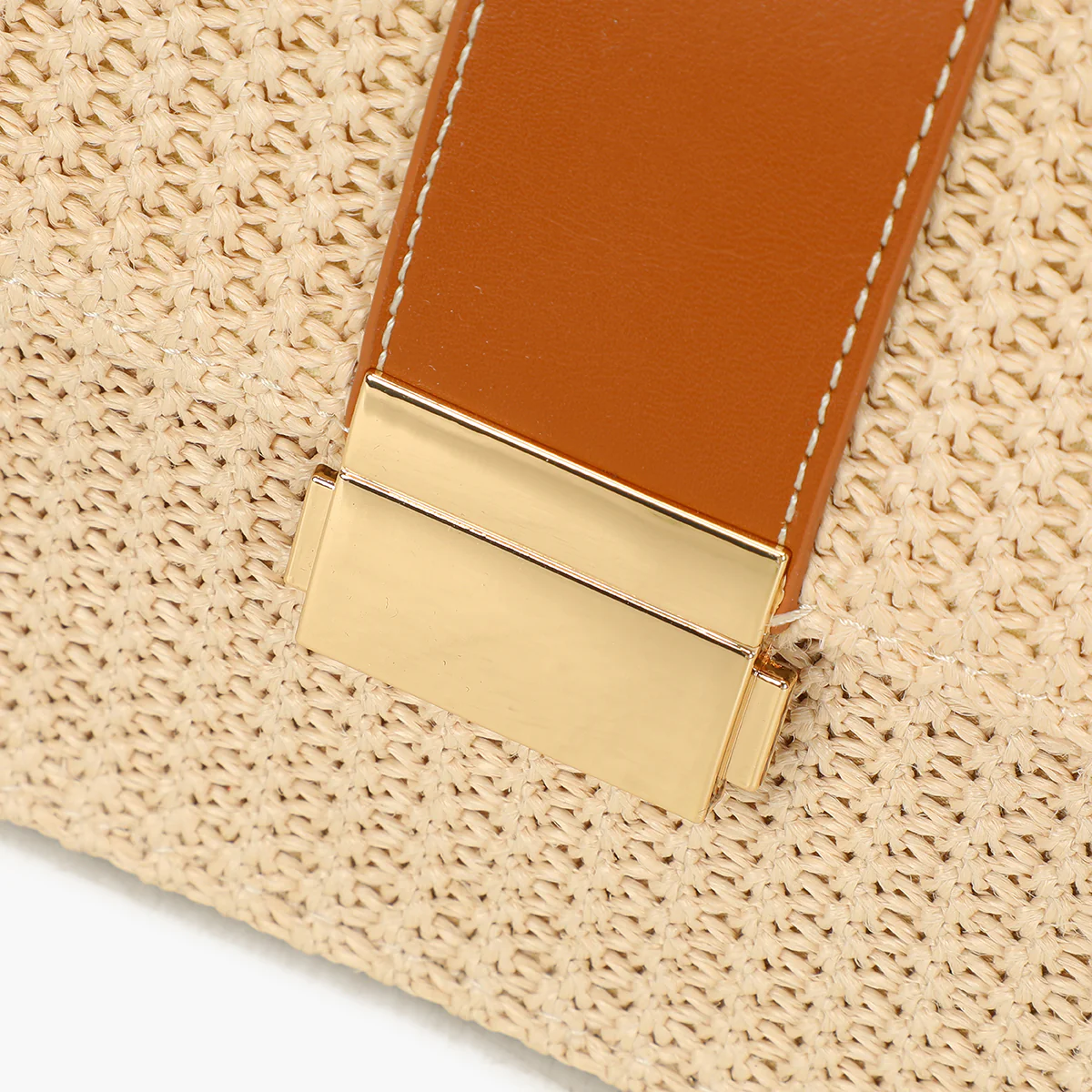 Petit sac cartable beige avec bandoulière - Image 5
