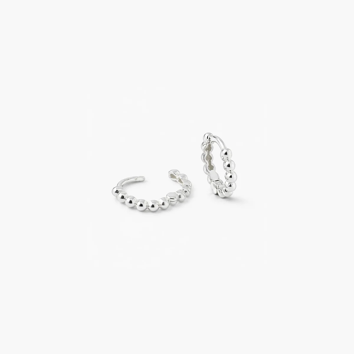 Petites créoles en argent garanti - Image 2