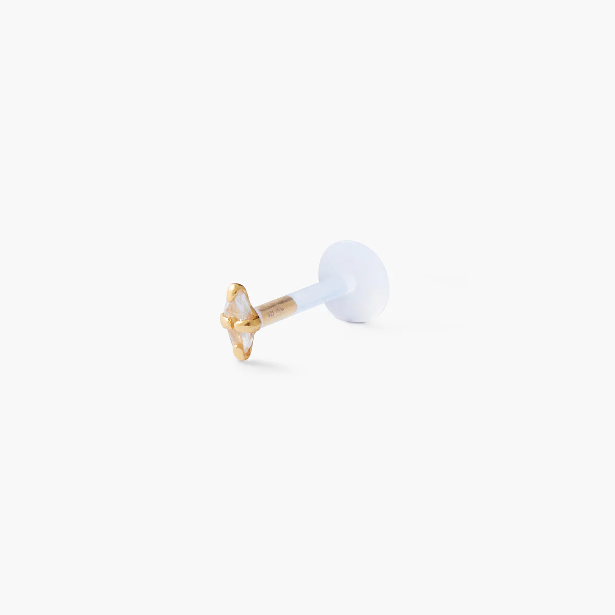 Piercing stud helix/tragus strass de zirconium