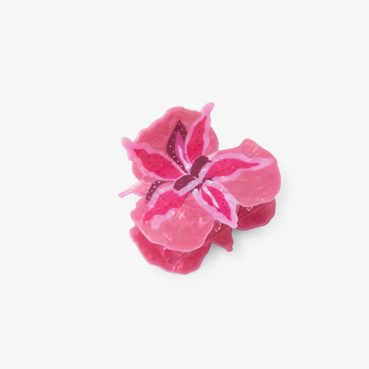 Pince à cheveux fleur rose - Image 2