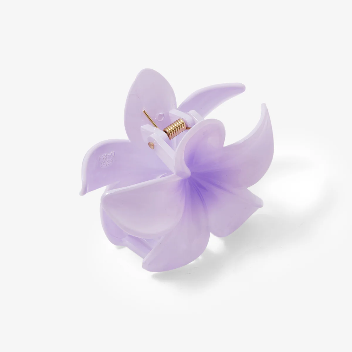 Pince à cheveux fleur tropicale violette - Image 2
