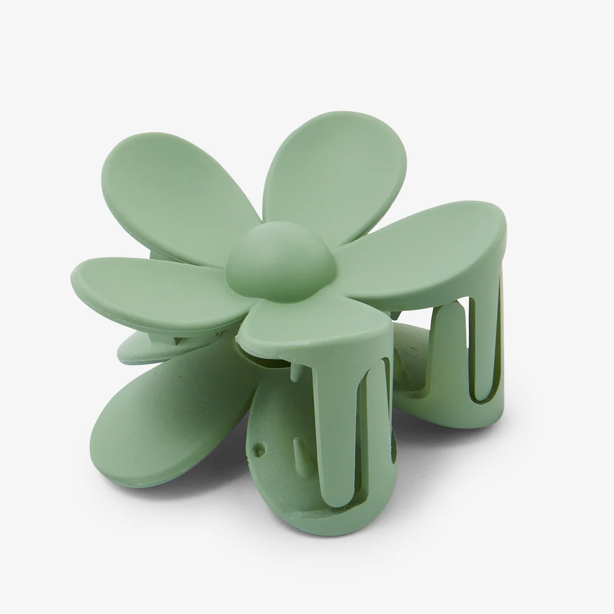 Pince à cheveux fleur verte - Image 2