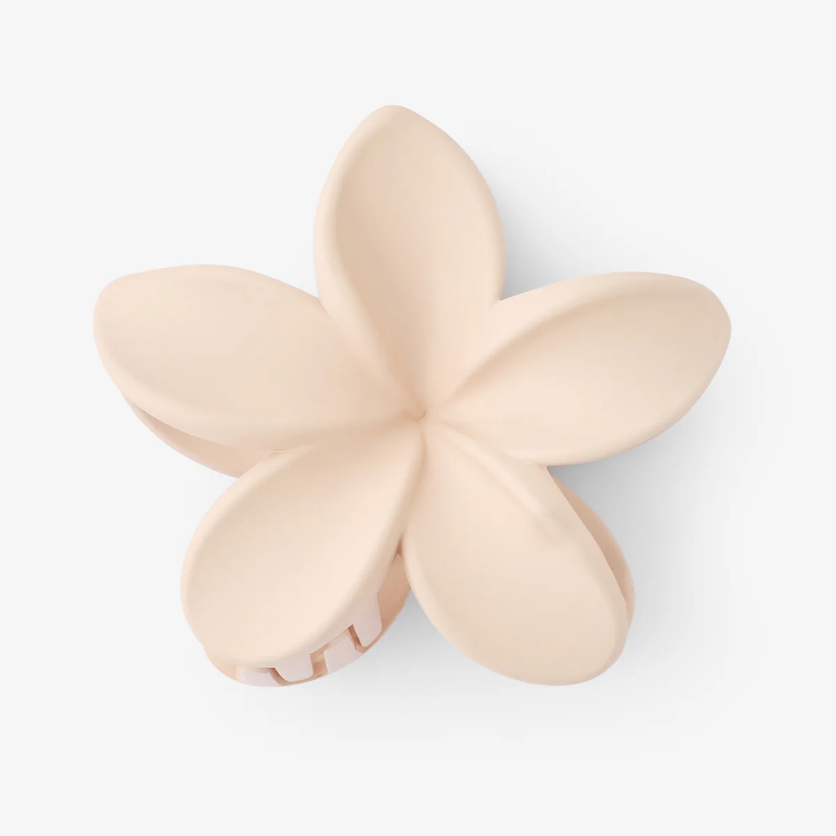 Pince à cheveux tropicale beige