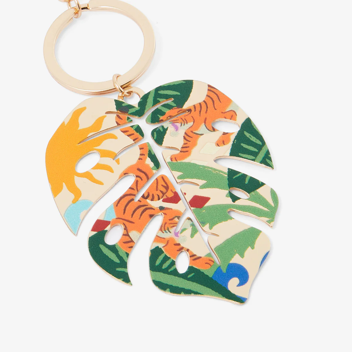 Porte-clés feuille Balagane imprimé jungle Pop - Image 2