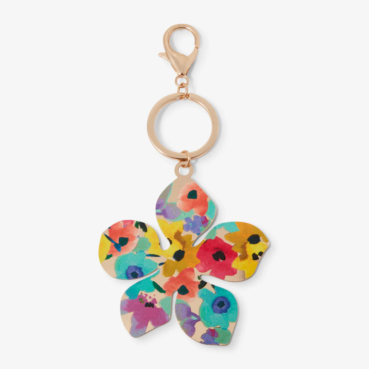 Porte-clés fleur Balagane imprimé fleur