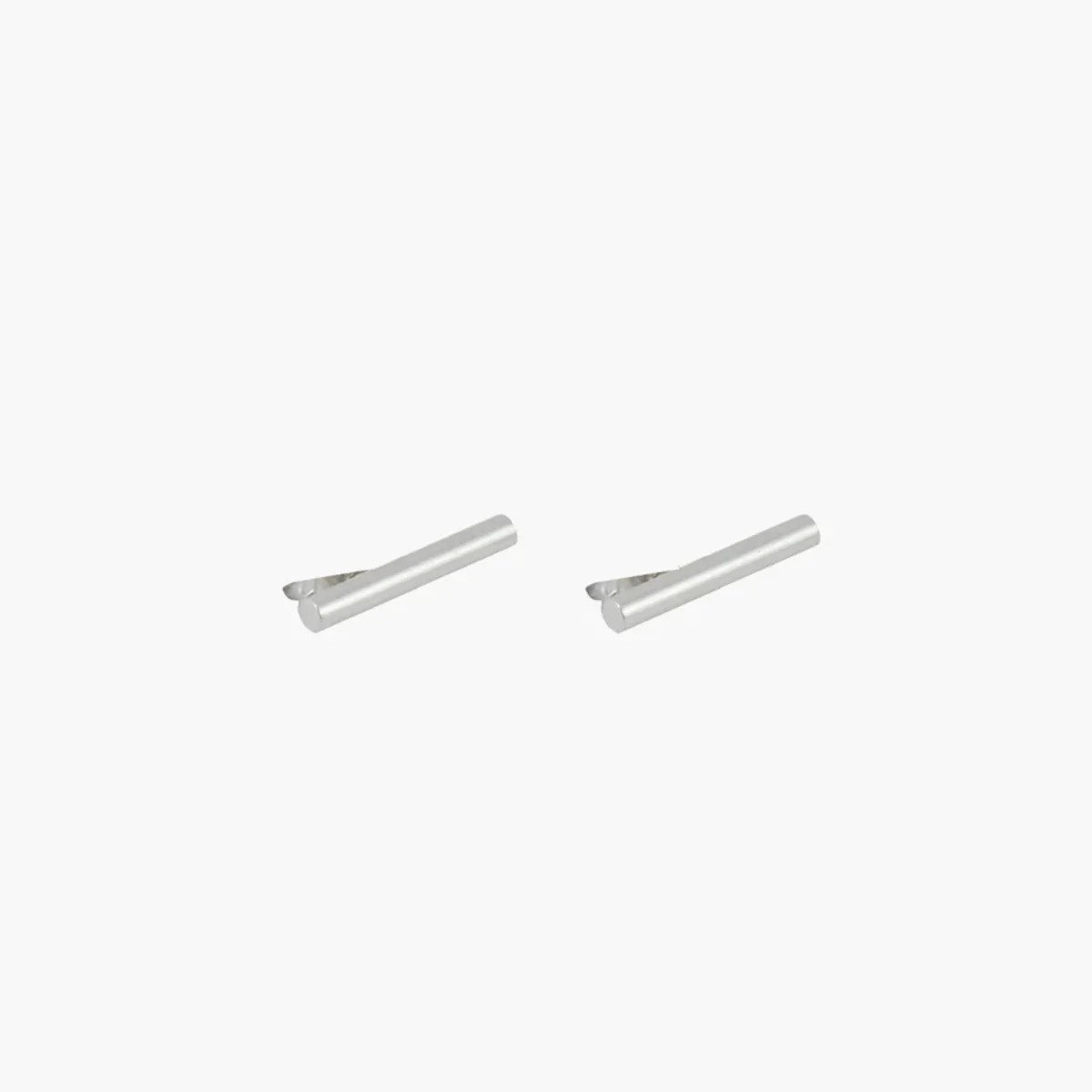Puces d’oreilles barre - argent 925 - Image 2