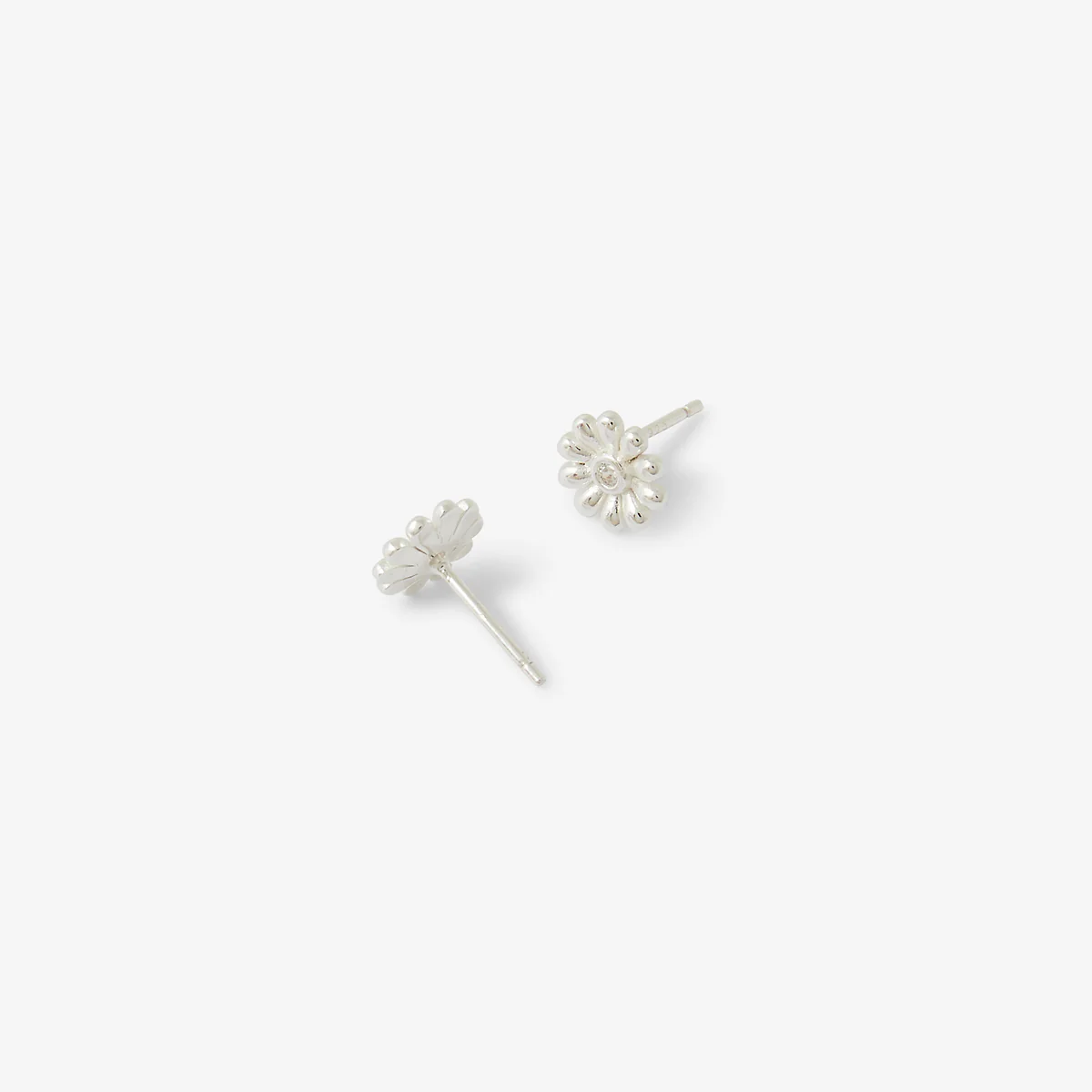 Puces d'oreilles fleurs - argent garanti 925 - Image 2