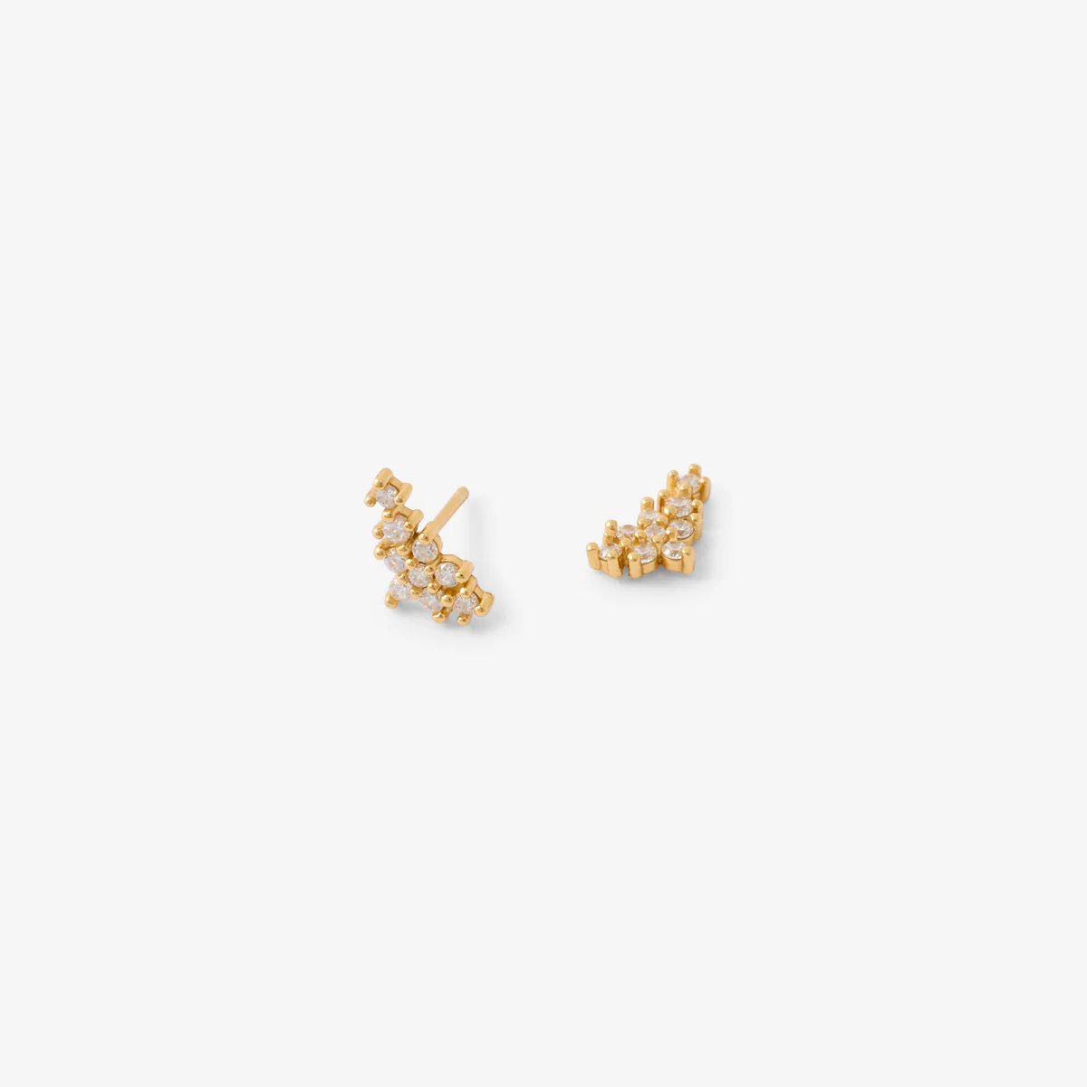 Puces d'oreilles multi zirconium en argent garanti - Image 2