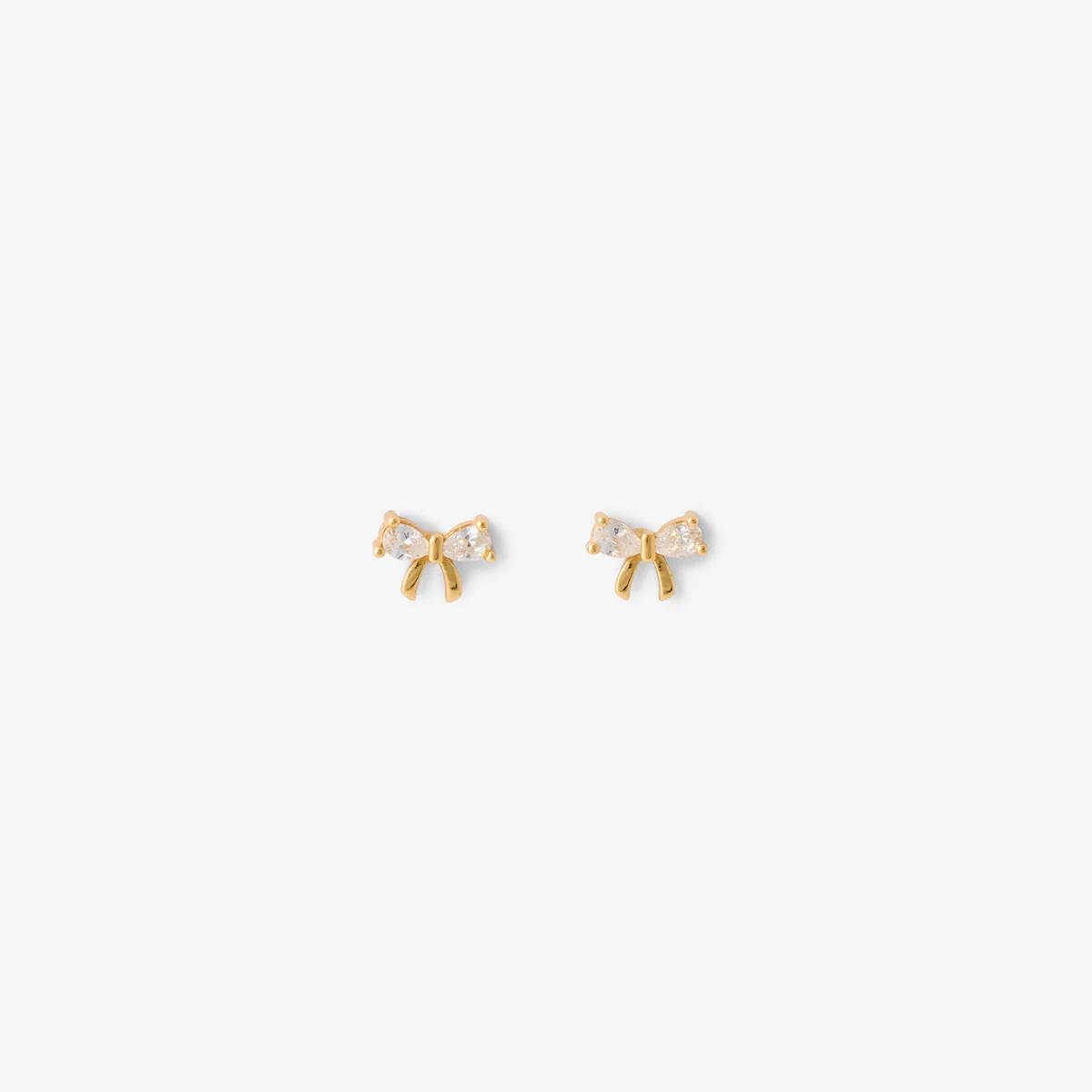 Puces d'oreilles nœud en argent garanti