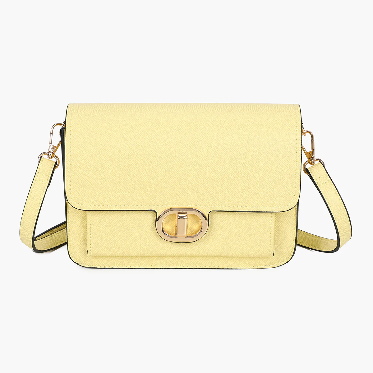 Sac à bandoulière jaune beurre