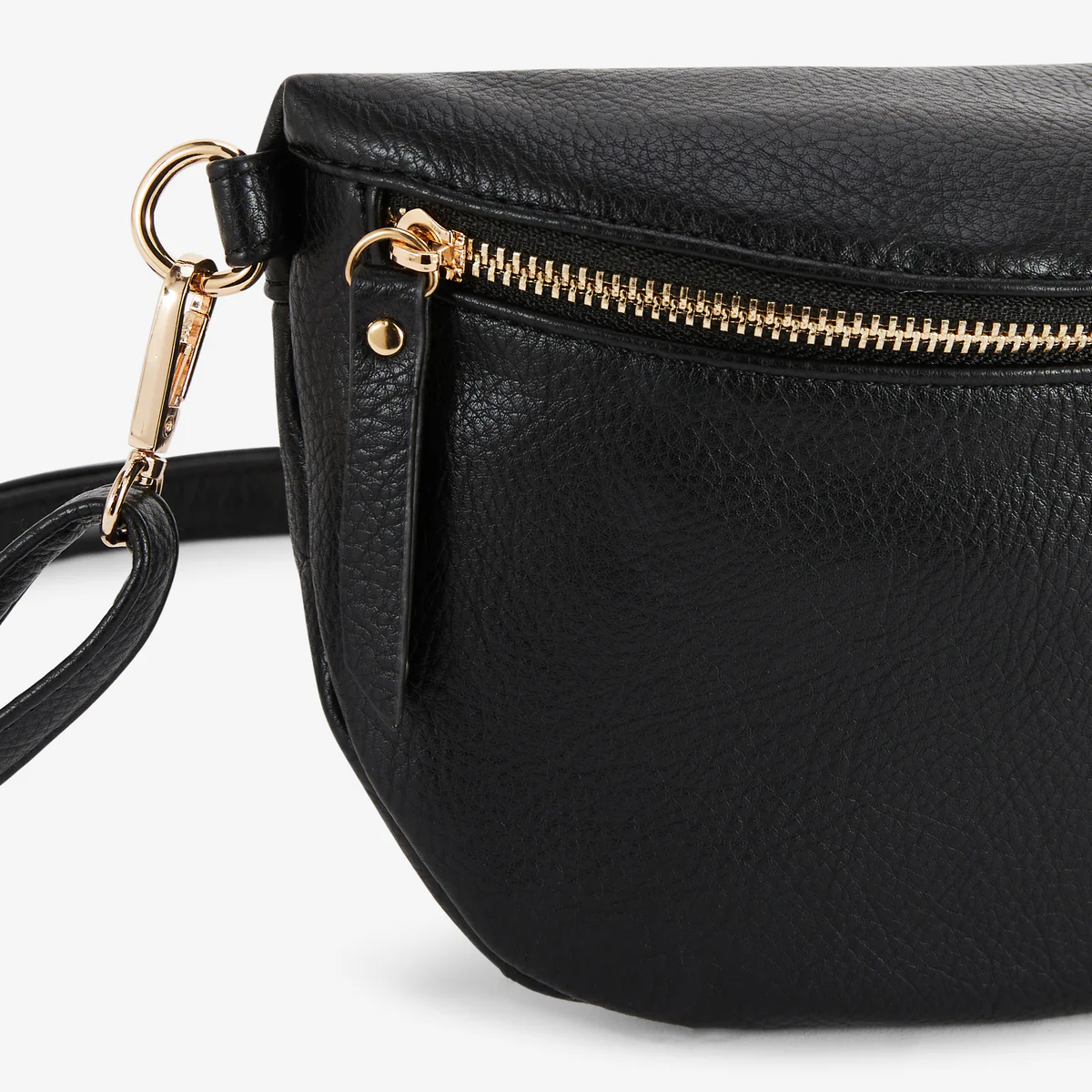 Sac banane noir avec bandoulière à motif ethnique - Image 5