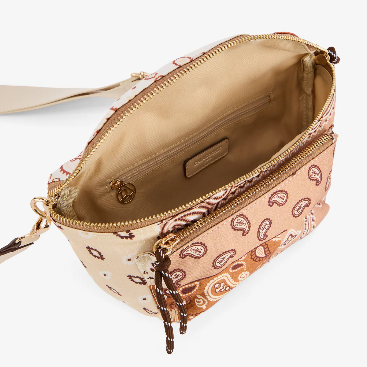 Sac banane patchwork à motif bandana et paisley - Image 4