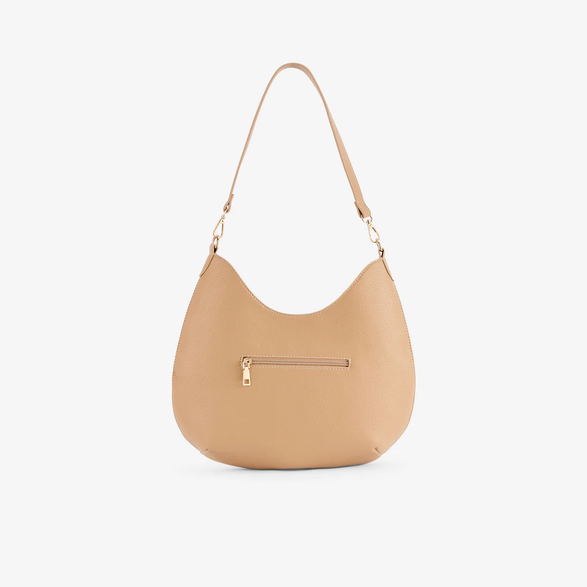 Sac épaule patchwork beige - Image 3