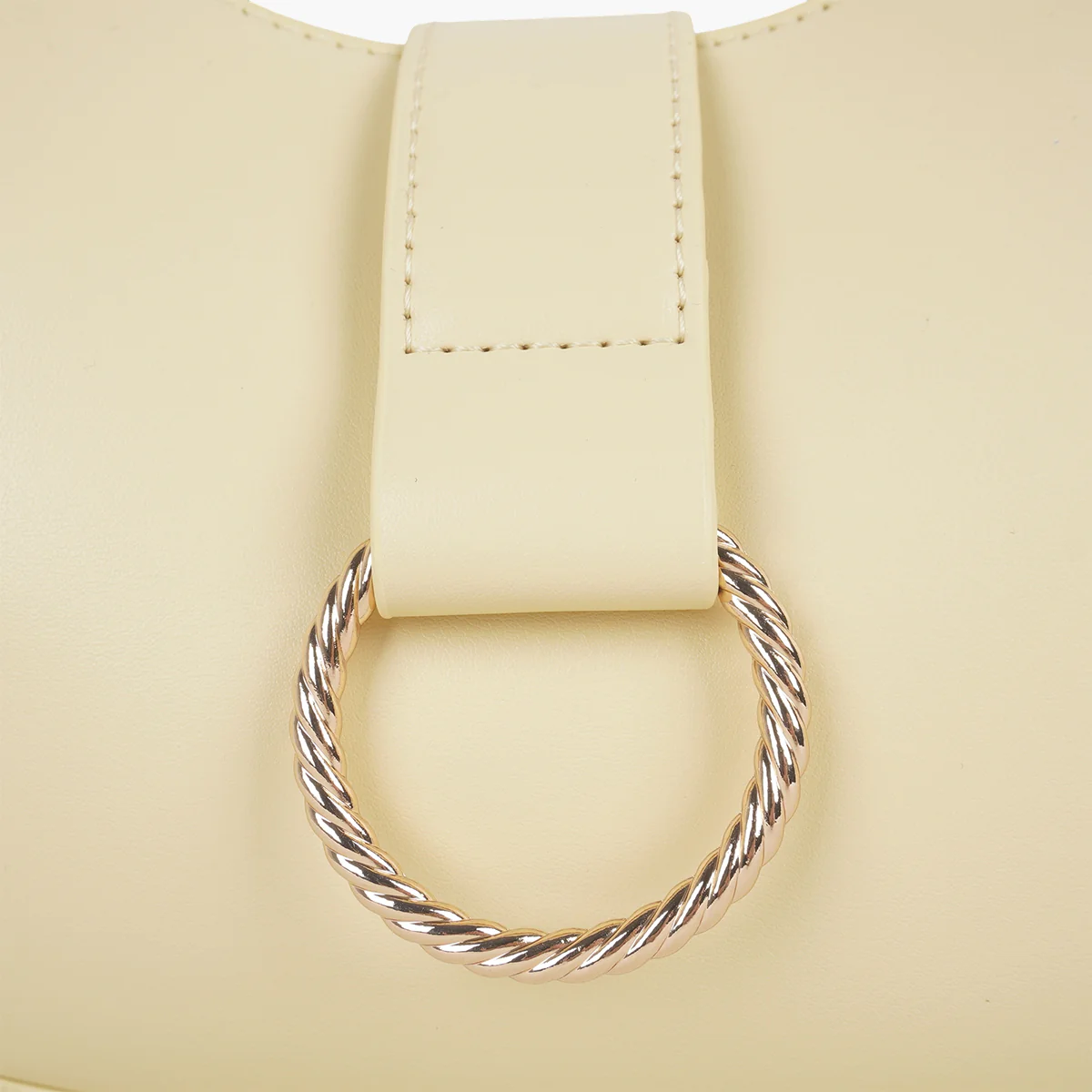 Sac porté épaule écru - Image 5
