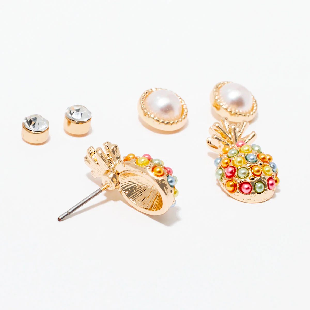 Set de 3 puces d'oreilles - doré - Image 2