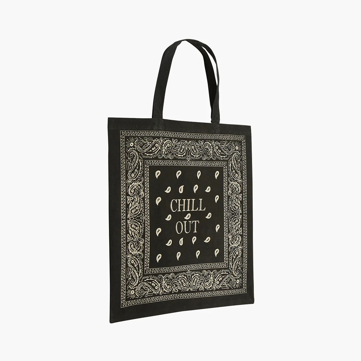Tote bag bandana noir - Image 3
